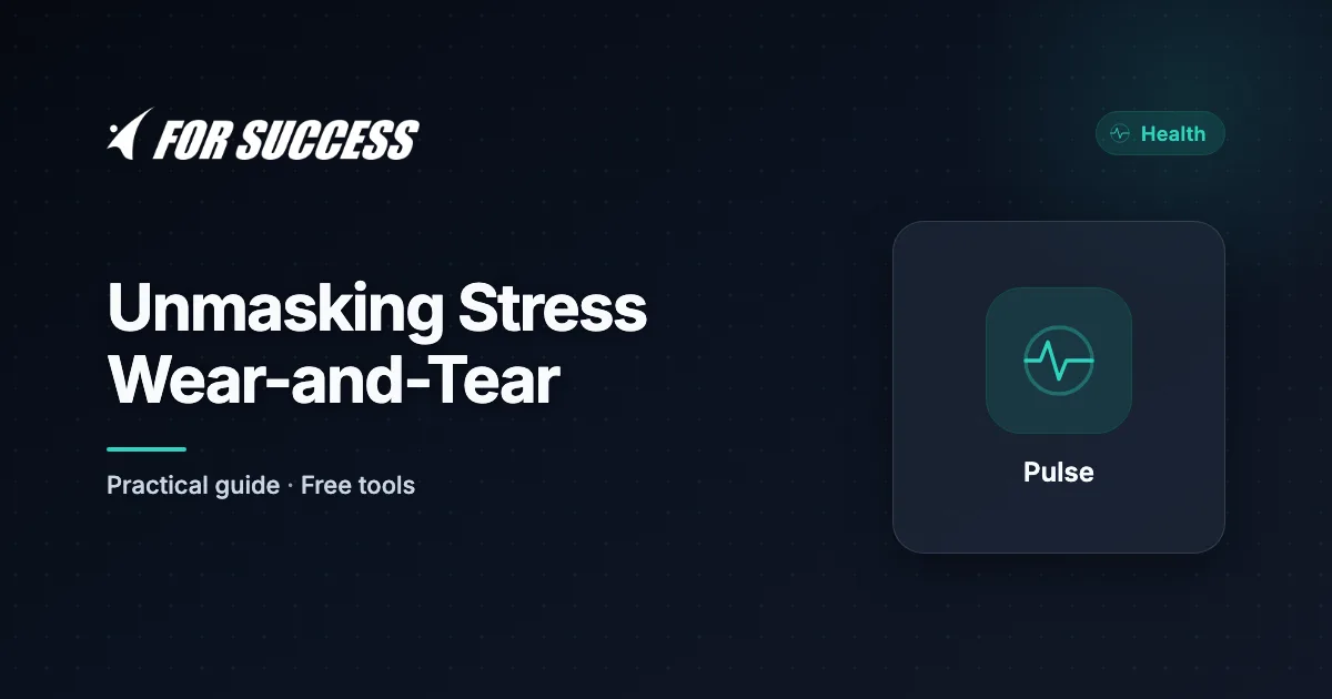 Allostatic Load in Practice: How Unmanaged Stress Accumulates Across Body Systems