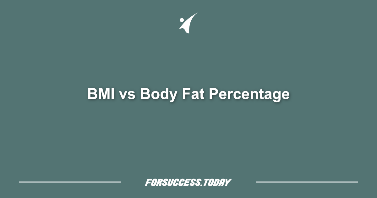 BMI vs Body Fat Percentage