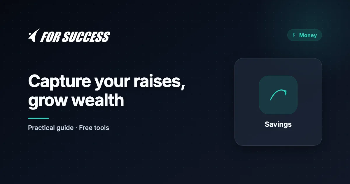 The Raise Capture Heuristic: Banking a Fixed Share of Every Income Increase